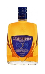 Коньяк Старейшина 3 года Трэвел фляга 0,25 л