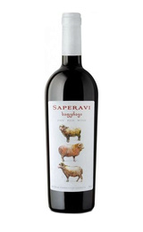 Вино Georgian Wine House Fish Rams Saperavi 2018 0,75 л