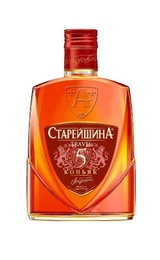 Коньяк Старейшина 5 лет Трэвел фляга 0,1 л