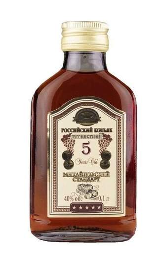 Михайловский Стандарт 5 лет 0.1 л фото коньяк Mihajlovskij Standart 5 Years Old 0,1 л