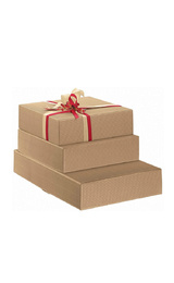 Коробка Онда Авана светло-коричневая на 6 бутылок