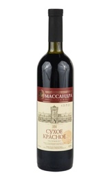Вино Массандра Сухое Красное 2019 0,75 л