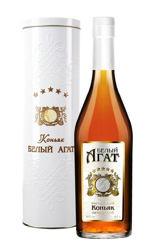 Белый Агат 5 лет 0.5 л фото коньяк White Agate 5 Years Old 0,5 л