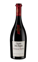 Вино Chemin des Papes Cotes du Rhone Rouge 2020 0,75 л