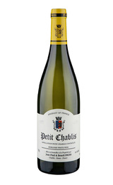 Вино Domaine Jean-Paul et Benoit Droin Petit Chablis 2020 0,75 л