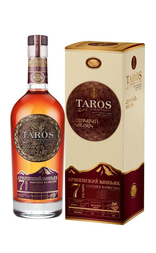 Тарос 7 Лет 0.5 л фото коньяк Taros 7 Years Old 0,5 л