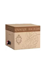 Вино Наше Наследие Красное Полусладкое 10 л