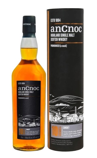 фото виски An Cnoc Peated 10 Years Old 0,7 л